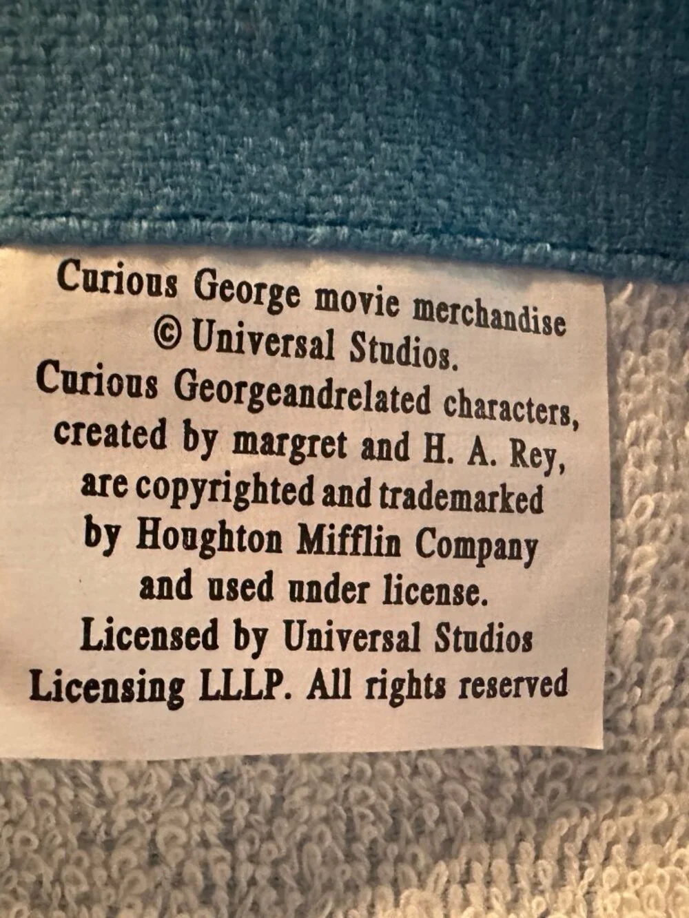 Curious George Beach Towel 30